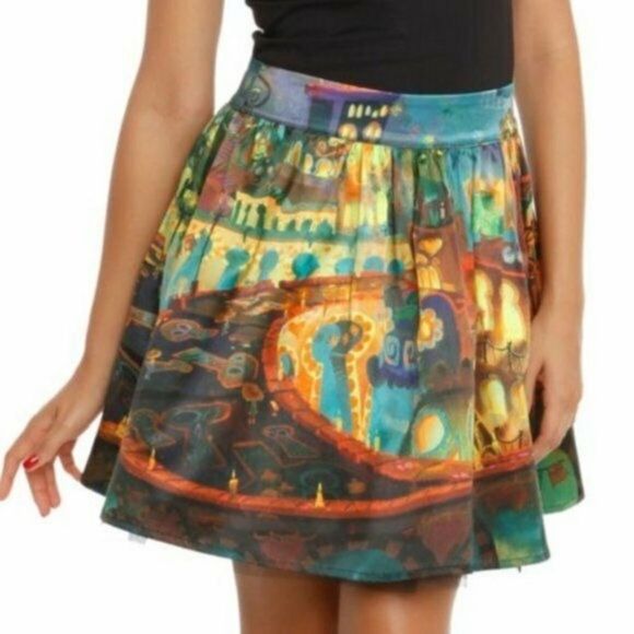 Hot Topic Dresses & Skirts - Hot Topic | Book Of Life Multicolor A-Line Skirt S